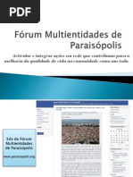 Apresentação Site Paraisopolis.org