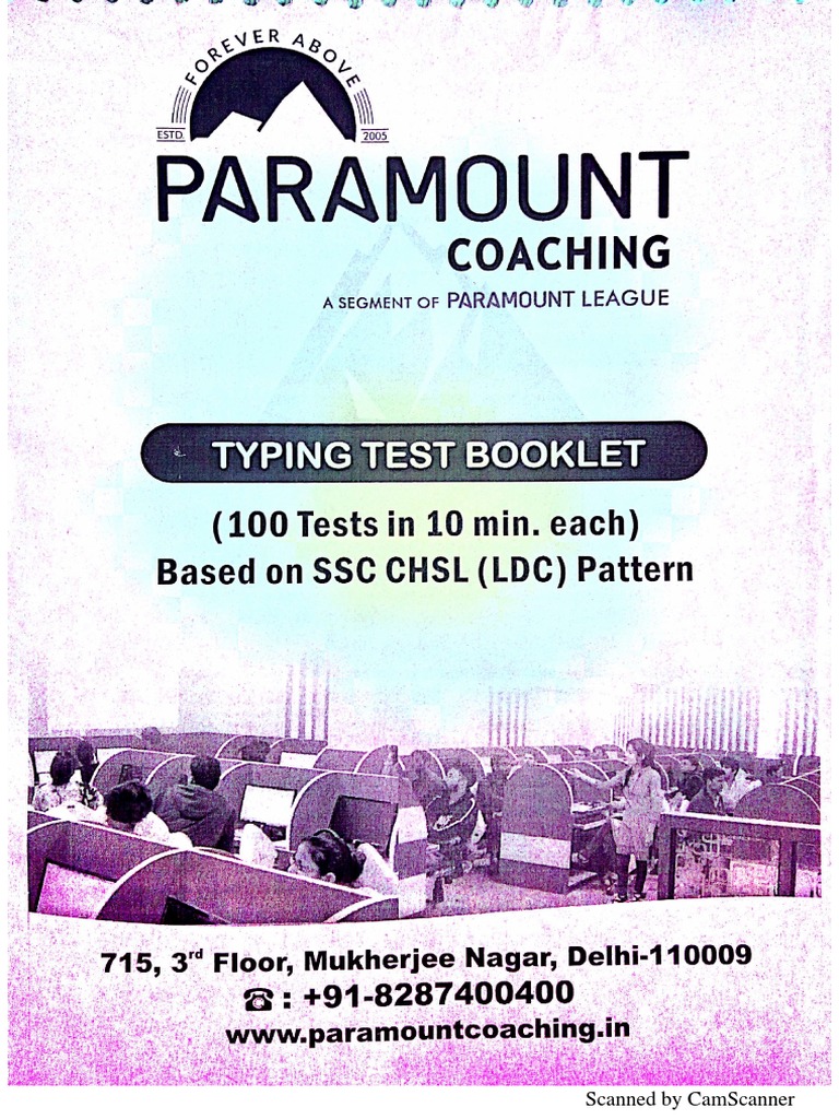Typing Test Material PDF Download | PDF