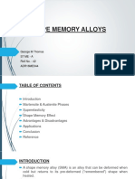 Shape Memory Alloy - Seminar