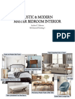 Rustic & Modern Master Bedroom Interior: Andrea S. Valeroso Mechanical Drawing 1