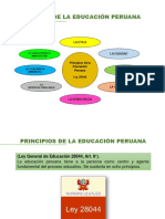 Principios de La Educación Peruana