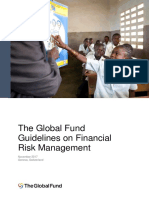 The Global Fund Guidelines On Financial Risk Management: November 2017 Geneva, Switzerland