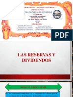 Reservas y dividendos en sociedades