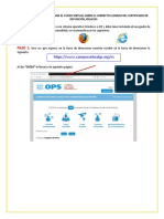 TUTORIAL - Certificado de Defuncion