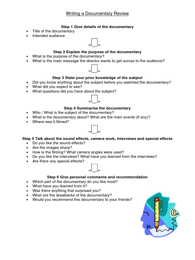 Writing A Documentary Review For Socumentary Production PDF | PDF
