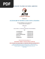 Automatic Water Tap Using Arduino: State Board of Technical Education & Training