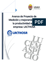 Proyecto Investigacion de Medicion de La Productividad Lacthosa