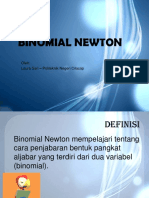 Kuliah 06 Binomial Newton