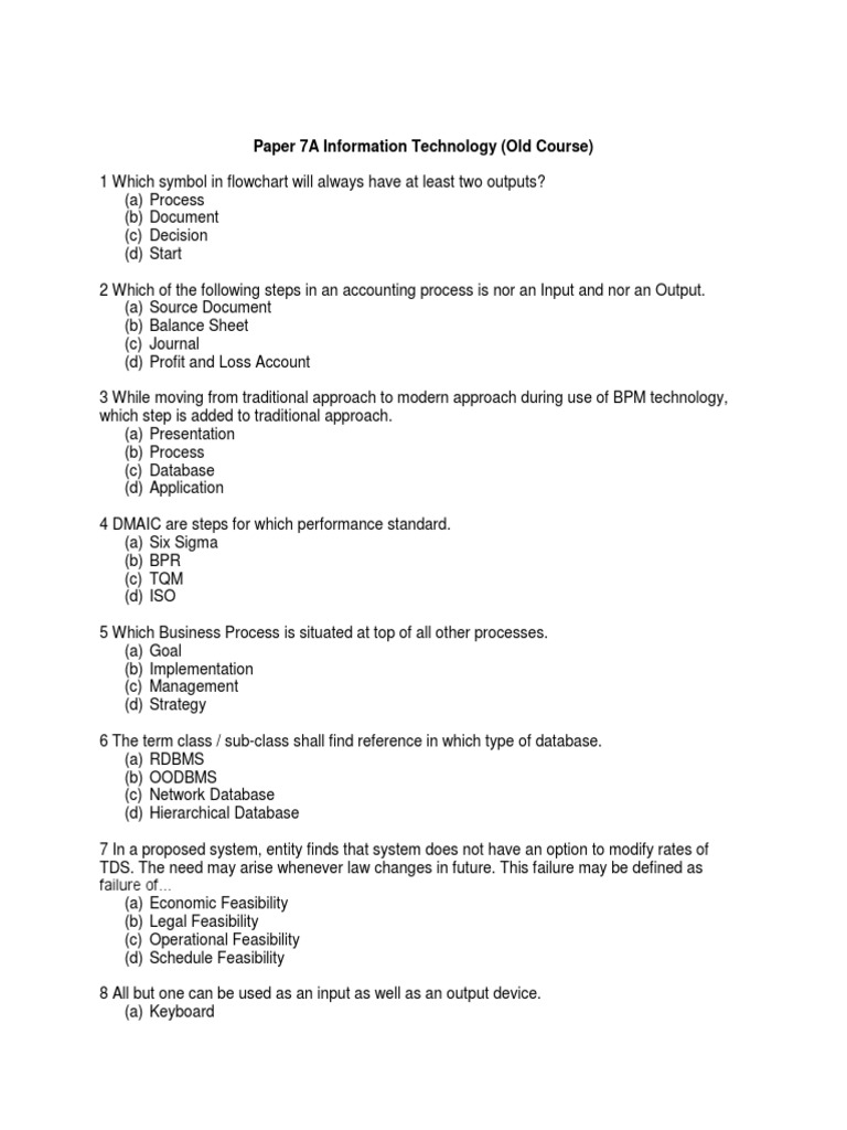 Information Technology 1 | PDF | Cloud Computing | Business Process
