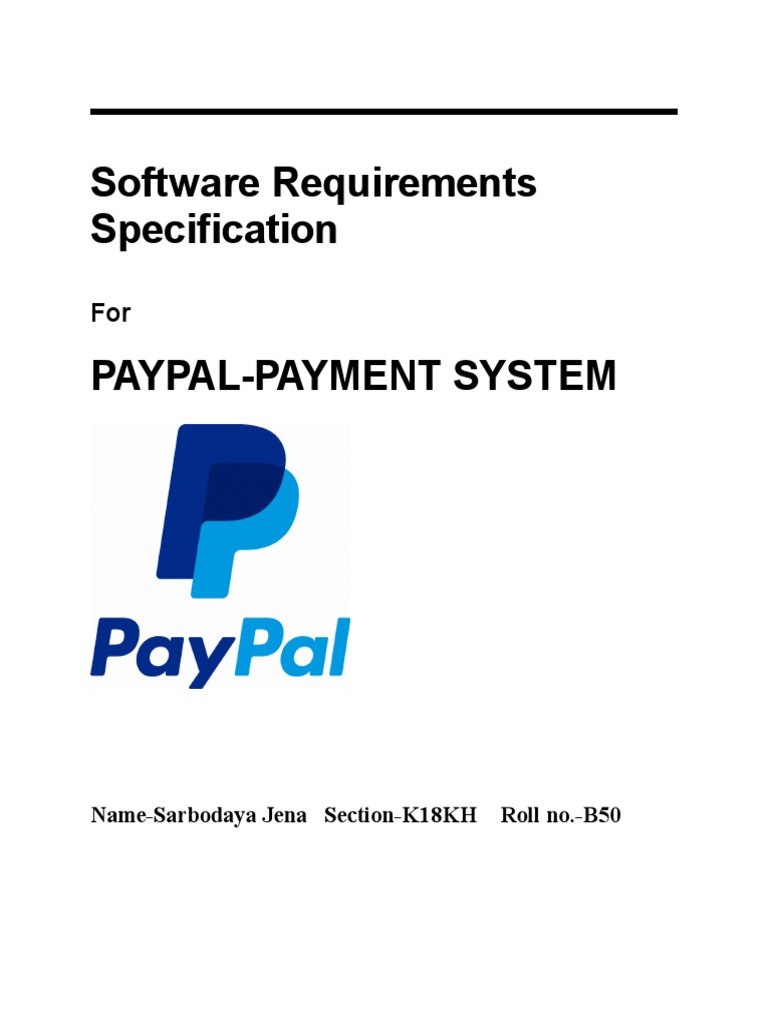 PayPal Payment System Requirements | PDF | Pay Pal | Password