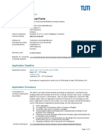 Partner Information Form: TUM International Center