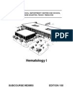 US Army Medical Course - Hematology I - MD0853 PDF