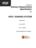 HDFC Software Requirement Specification Srs