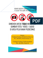 Poster Dilarang Foto