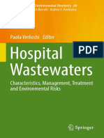 Hospital Wastewaters - Characteristics, Management, Treatment and Environmental Risks