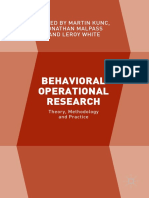 BEHAVIORAL Operational Research