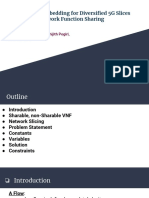 Service Chain Embedding for Diversified 5G Slices With VNF Sharing