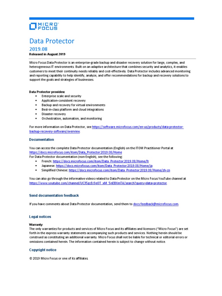 DataProtector ReadMe PDF | PDF | Business | Technology & Engineering