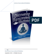 Discover Tanscendental Meditation