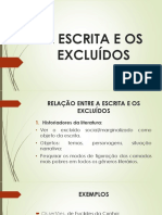 A ESCRITA E OS EXCLUÍDOS.pptx