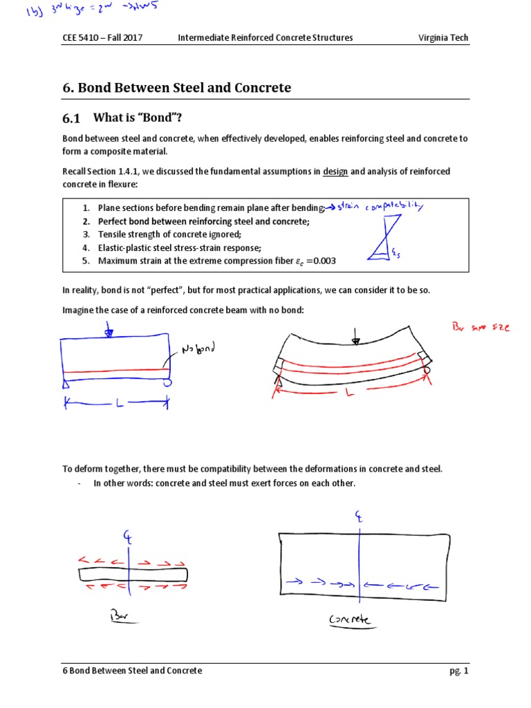 Bond and Development Lenght | PDF | Bending | Reinforced Concrete