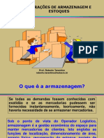 Slides Operações de Armazenagem e Estoques