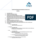 Documentos de Ingreso