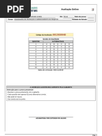 Avaliação Online_Gestão de Qualidade