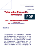 Planeación estratégica taller