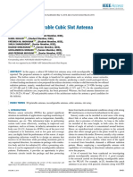 Cubical Pattern Reconfigurable Antenna