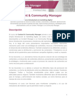 Programa Content Community Manager PDF PDF