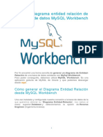 Generar Diagrama Entidad Relación de Una Base de Datos MySQL Workbench