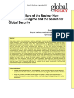 The Eight Pillars of The Nuclear Non-Proliferation Regime and The Search For Global Security