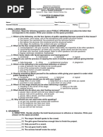 Eng10-Quarter Test 1q