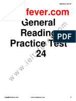General Reading Practice Test 24