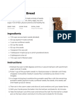 Seed Bread Recipe