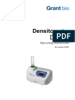 Densitometer: Operating Instructions