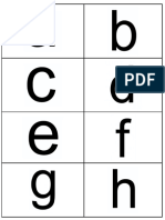 Alphabet Flaashcards