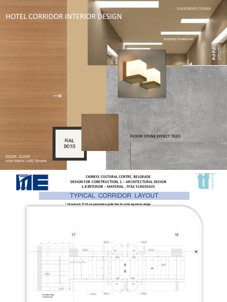06 Hotel Corridor Interior Design | PDF | Interior Design | Tile