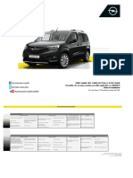 Tarif Nouvel OPEL Combo Life MY20