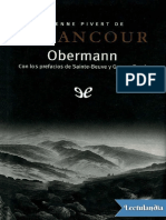 Obermann - Etienne de Senancour