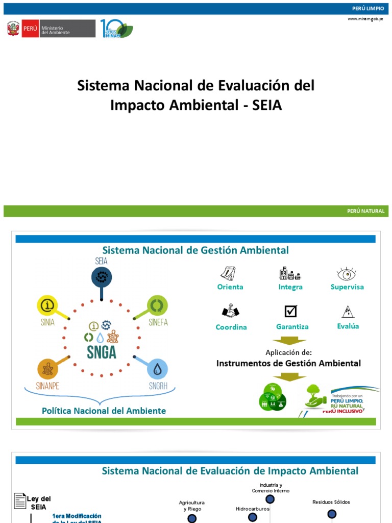 Evaluación del Impacto Ambiental en Perú | PDF | Evaluación de impacto ...