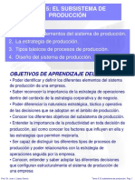 Tema 5 El Subsistema de Produccion