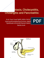 Cholelithiasis, Cholecystitis, Cholangitis and Pancreatitis