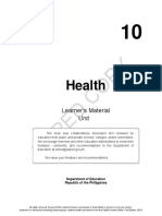 Grade 10 LM HEALTH 10 - Quarter 2