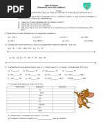 Números Enteros Repaso