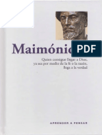 399809988 Aprender a Pensar 43 Maimonides PDF