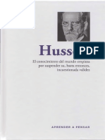 399810137 Aprender a Pensar 38 Husserl PDF