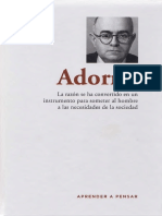 399810074 Aprender a Pensar 40 Adorno PDF