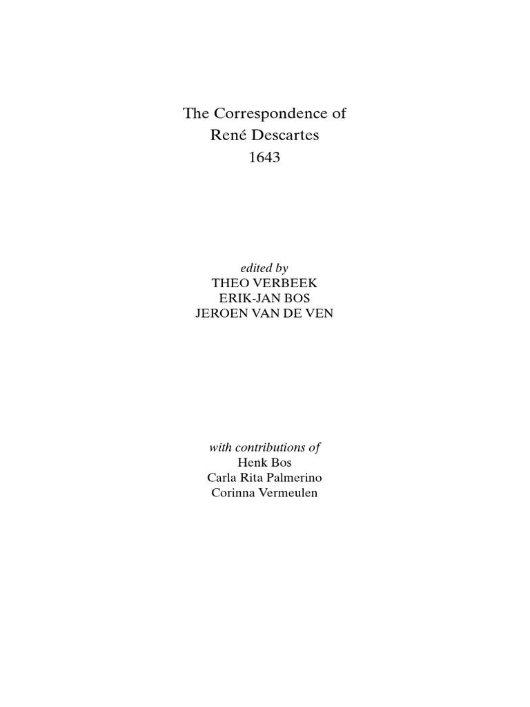 Full PDF  PDF  René Descartes